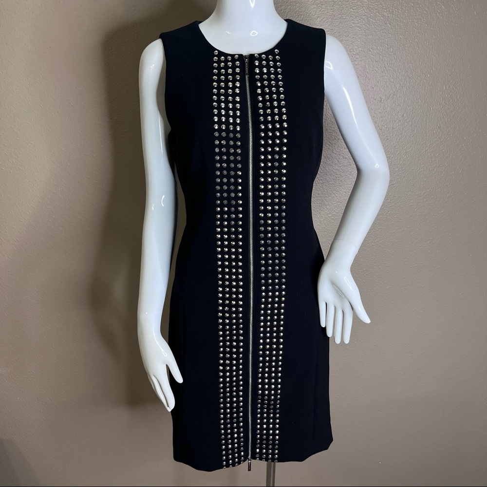 -Daring- Michael Kors Studded Zip Dress